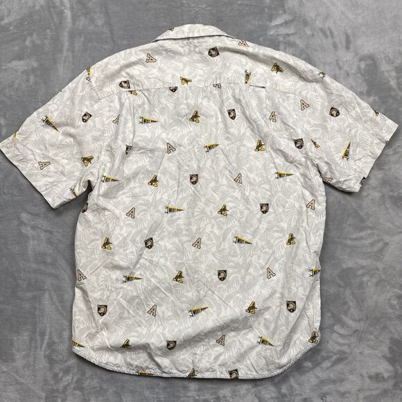 Tommy Bahama Men’s West Point Cotton Silk Shirt Large White Short Sleeve Button - Picture 7 of 7